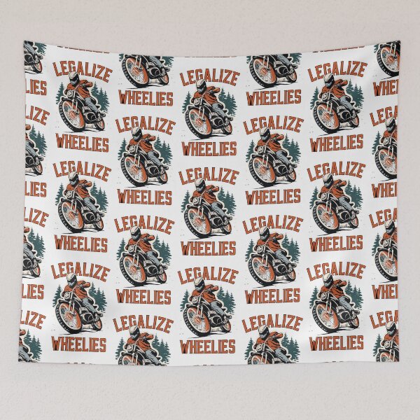 Item preview, Legalize Wheelies designed and sold by ColorFlick.