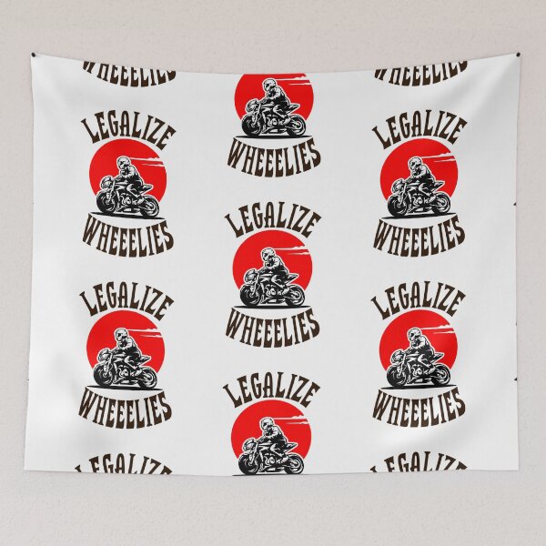 Item preview, Legalize Wheelies designed and sold by ColorFlick.