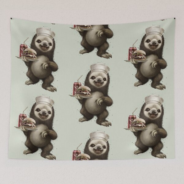 Item preview, SLOTH THE WAITER designed and sold by Jumali Katani.