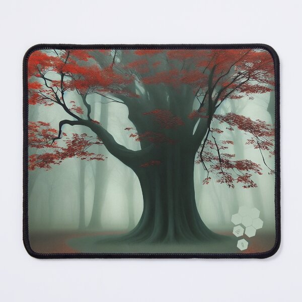 Item preview, Eerie Elegance: Bloodwood in Mist designed and sold by AwakenedAlchemy9.