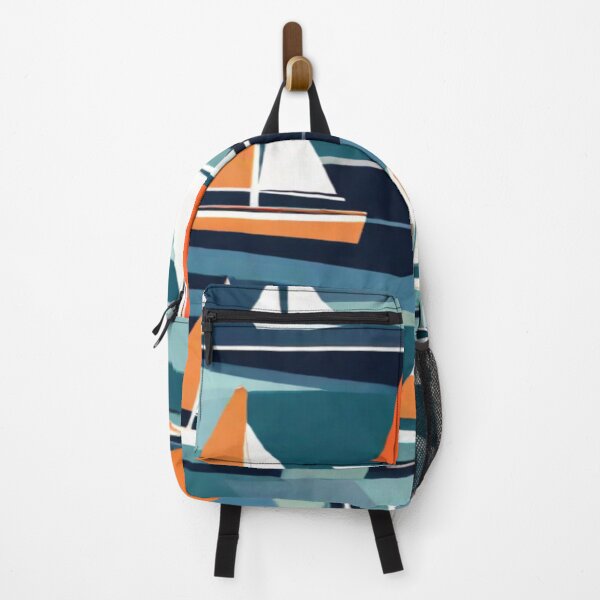 Item preview, Abstract Seascape Sailboats designed and sold by KoliBabb.
