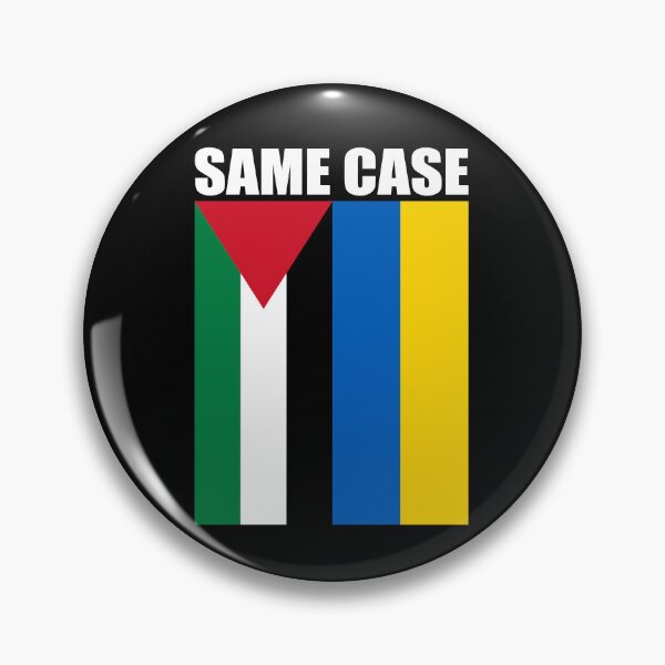 Item preview, Palestine and Ukraine Same Case, Palestinian & Ukrainian flag designed and sold by Blue-Cat-Eye.
