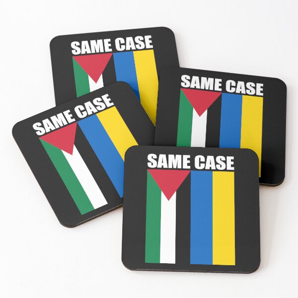 Item preview, Palestine and Ukraine Same Case, Palestinian & Ukrainian flag designed and sold by Blue-Cat-Eye.