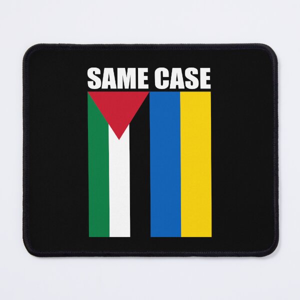 Item preview, Palestine and Ukraine Same Case, Palestinian & Ukrainian flag designed and sold by Blue-Cat-Eye.