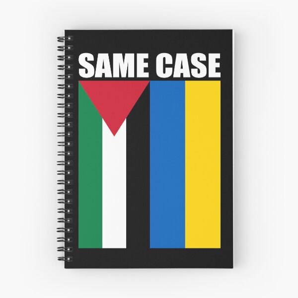 Item preview, Palestine and Ukraine Same Case, Palestinian & Ukrainian flag designed and sold by Blue-Cat-Eye.