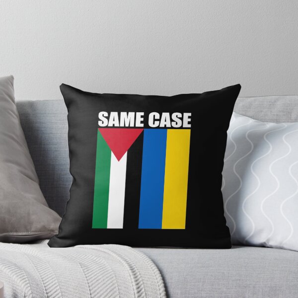 Item preview, Palestine and Ukraine Same Case, Palestinian & Ukrainian flag designed and sold by Blue-Cat-Eye.