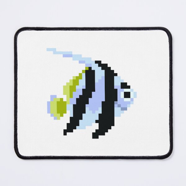 Item preview, moorish idol fish pixel art designed and sold by BashPIXIE.