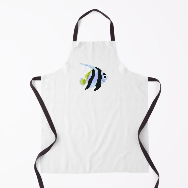 Item preview, moorish idol fish pixel art designed and sold by BashPIXIE.