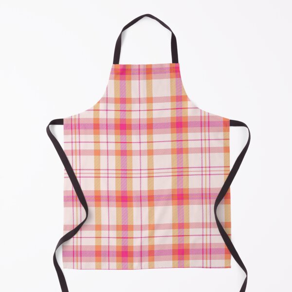 Item preview, Boho plaid on cream orange and pink designed and sold by Ilze Lucero.