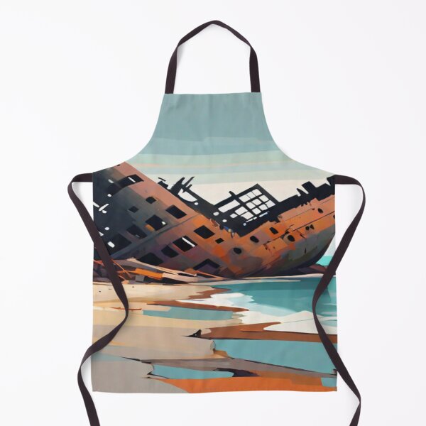 Item preview, Abstract Seascape Shipwreck designed and sold by KoliBabb.