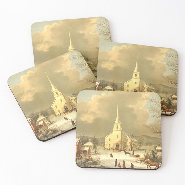 Item preview, Americana, Town and Church designed and sold by teepossible.