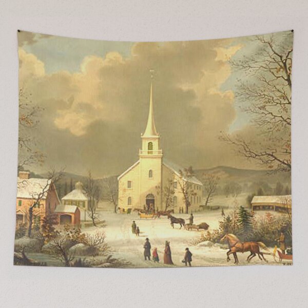 Item preview, Americana, Town and Church designed and sold by teepossible.