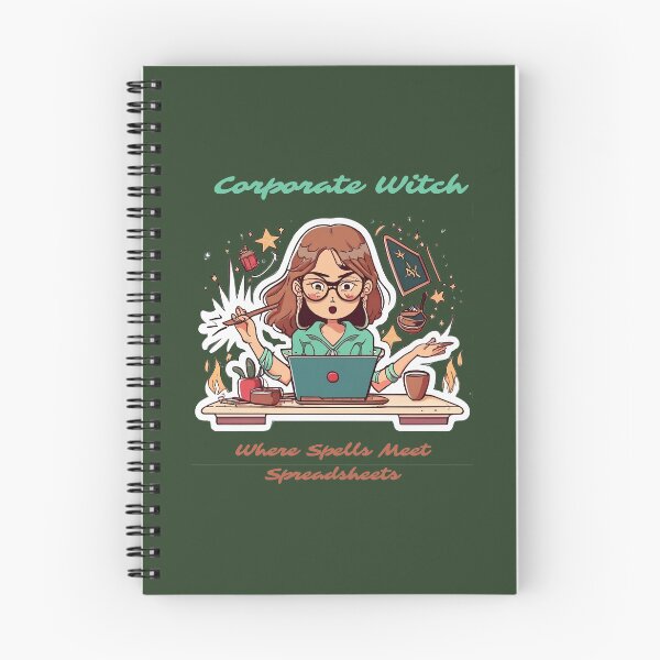 Item preview, Corporate Witch: Where Spells Meet Spreadsheets Funny Modern Office Witch designed and sold by EdytaGister.