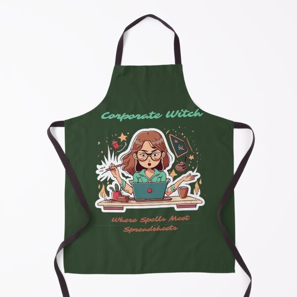 Item preview, Corporate Witch: Where Spells Meet Spreadsheets Funny Modern Office Witch designed and sold by EdytaGister.