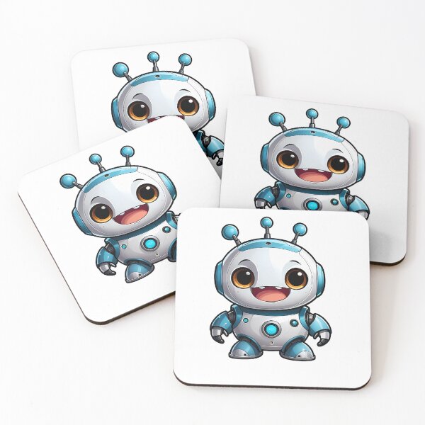 Item preview, Cute Robot Cartoon designed and sold by PixelFixArt.