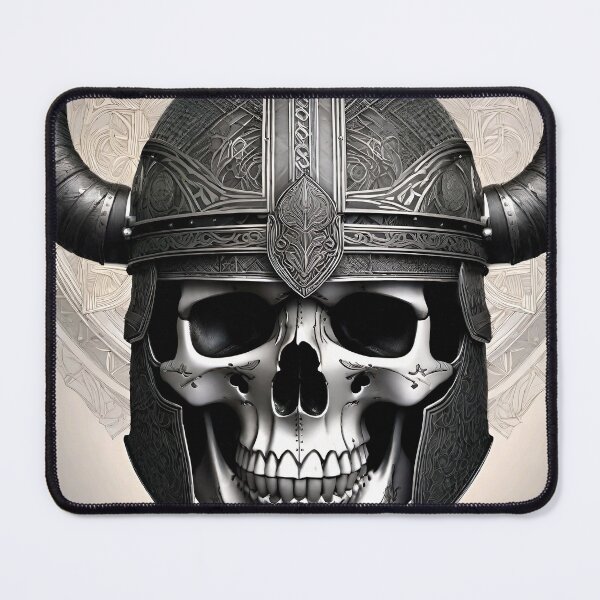 Item preview, Warrior Skull designed and sold by Psy-Dye-AI.