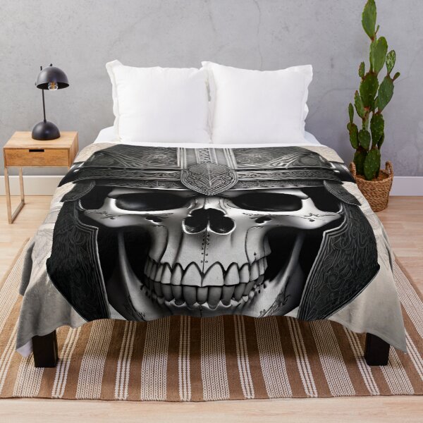 Item preview, Warrior Skull designed and sold by Psy-Dye-AI.