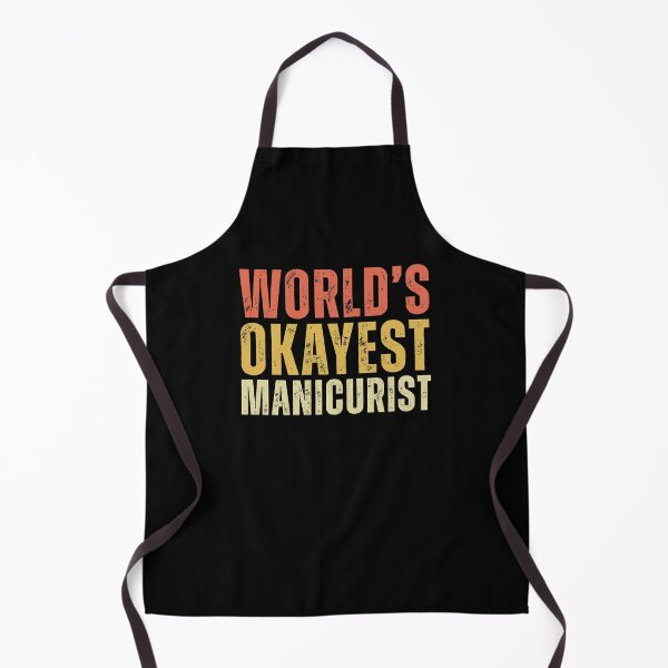 Item preview, Retro Worlds Okayest Manicurist designed and sold by kamrankhan.