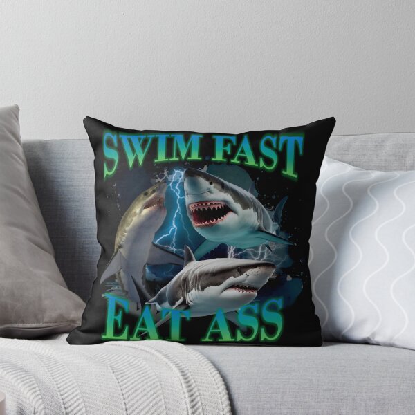 Item preview, Swim Fast Eat Ass designed and sold by emmiedrawss.