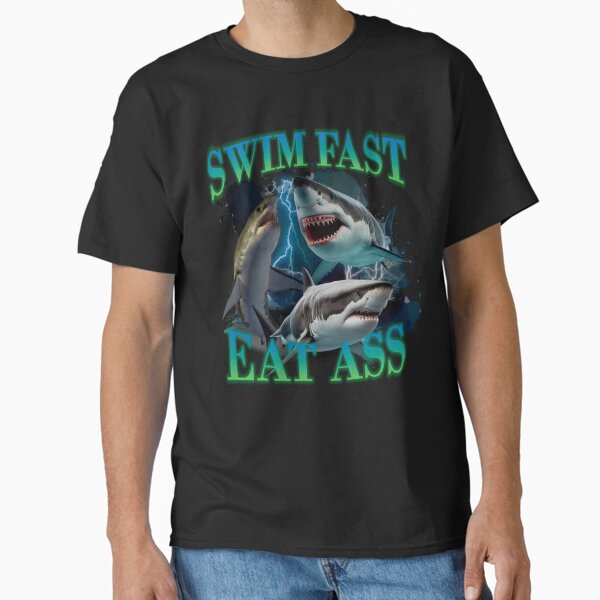Artikel-Vorschau von Schnell schwimmen, Arsch essen, designt und verkauft von emmiedrawss.
