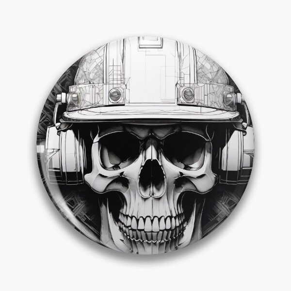 Item preview, Worker Skull designed and sold by Psy-Dye-AI.