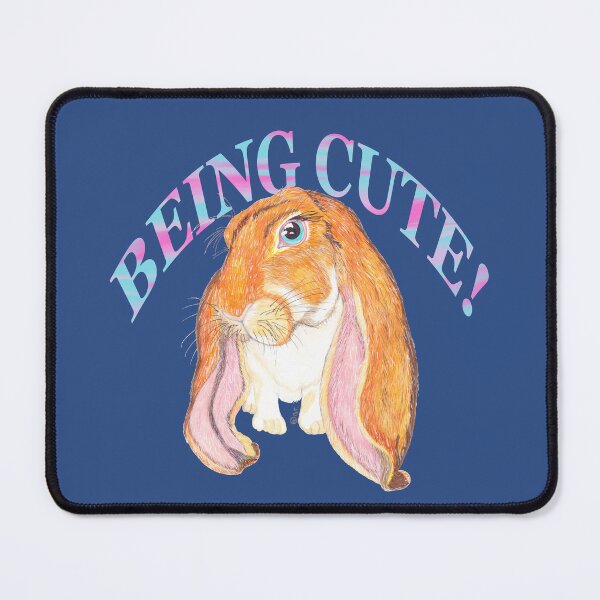 Item preview, ENGLISH LOP BEING CUTE BLUE designed and sold by BeritValk.