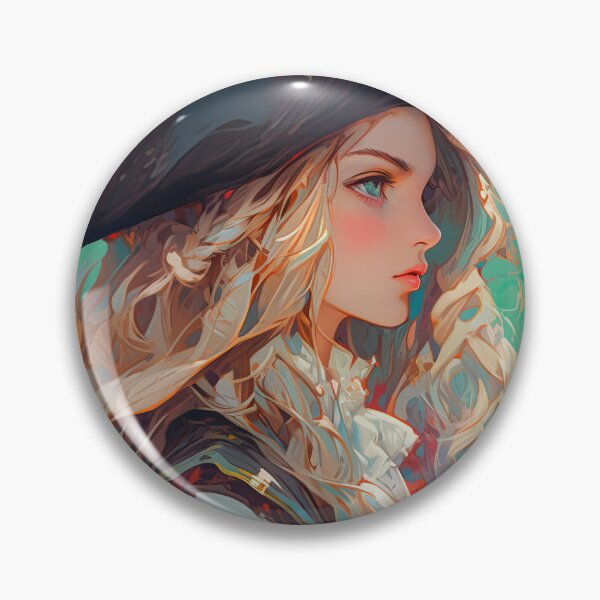 Item preview, Beautiful Elegant Pirate Anime Girl designed and sold by bubblegoth.