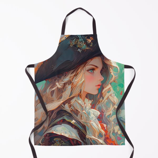 Item preview, Beautiful Elegant Pirate Anime Girl designed and sold by bubblegoth.