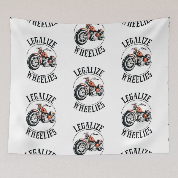 Item preview, Legalize Wheelies designed and sold by ColorFlick.