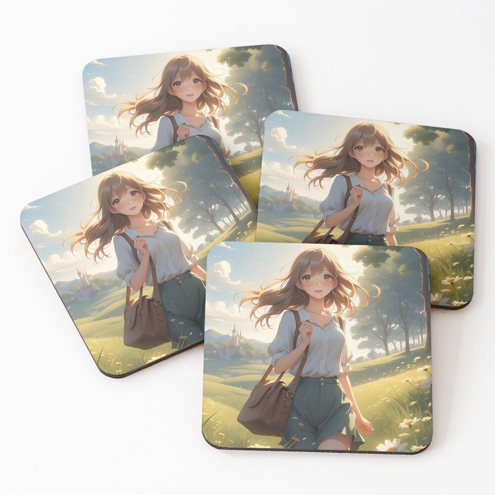 Item preview, Coasters (Set of 4) designed and sold by ROKANDESIGNART.