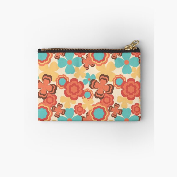 Item preview, Colorful Groovy Retro Floral Pattern designed and sold by yoshra.