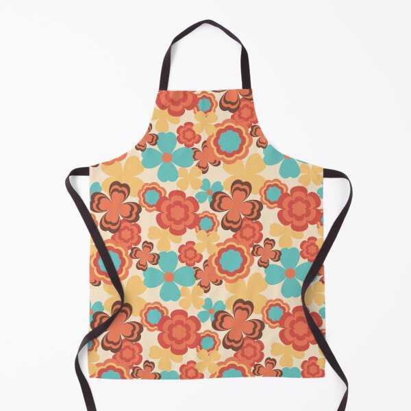 Item preview, Colorful Groovy Retro Floral Pattern designed and sold by yoshra.