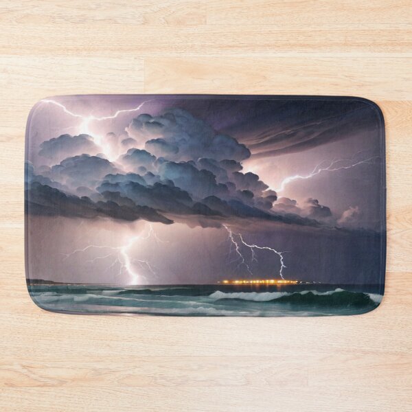 Item preview, Abstract Seascape Thunderstorm designed and sold by KoliBabb.