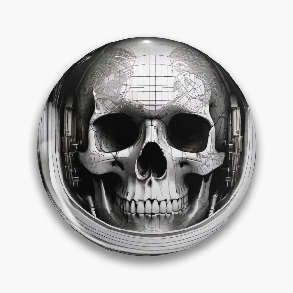 Item preview, Cosmonaut Skull designed and sold by Psy-Dye-AI.
