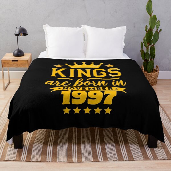 Item preview, Kings Are Born In November 1997 26th Birthday designed and sold by Sofia Rose Design ⭐️⭐️⭐️⭐️⭐️.