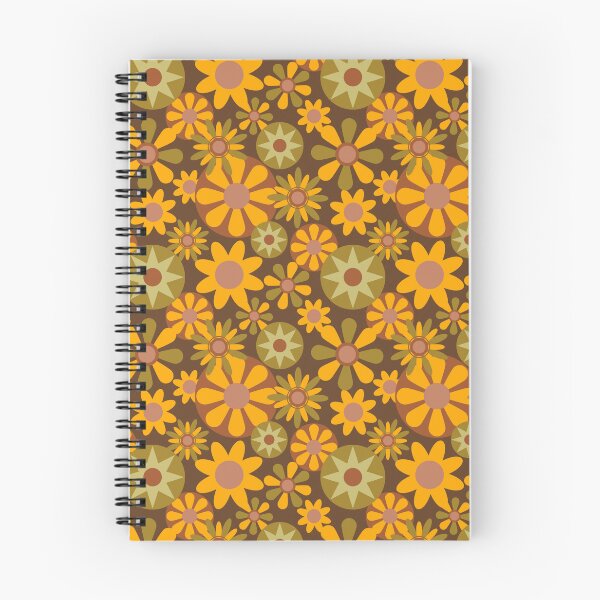 Item preview, Colorful Groovy Retro Floral Pattern designed and sold by yoshra.