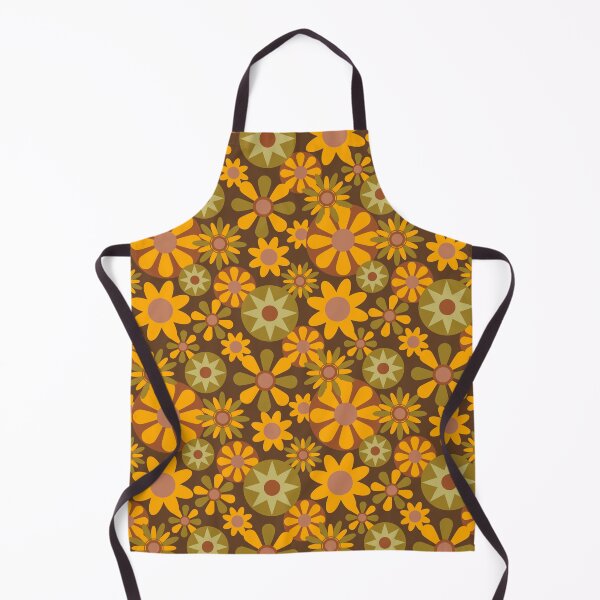 Item preview, Colorful Groovy Retro Floral Pattern designed and sold by yoshra.