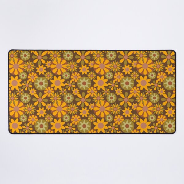 Item preview, Colorful Groovy Retro Floral Pattern designed and sold by yoshra.