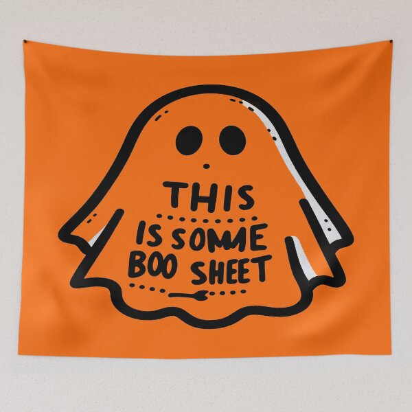 Item preview, This Is Some Boo Sheet - Silly Boo Sheet Ghost Costume designed and sold by Custom Crest.