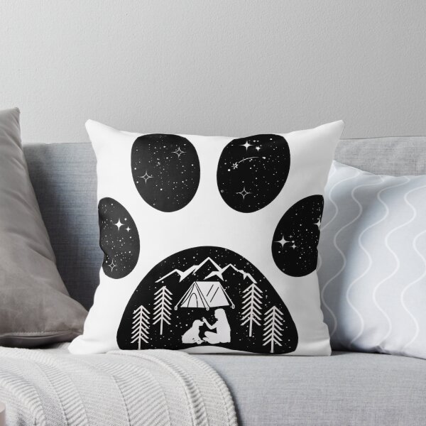 Aperçu de l'œuvre Camping patte de chien créée et vendue par DominDesigns.