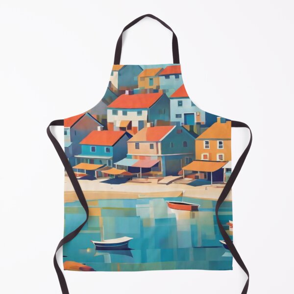 Item preview, Abstract Seaside Village designed and sold by KoliBabb.