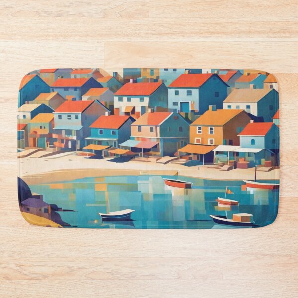 Item preview, Abstract Seaside Village designed and sold by KoliBabb.
