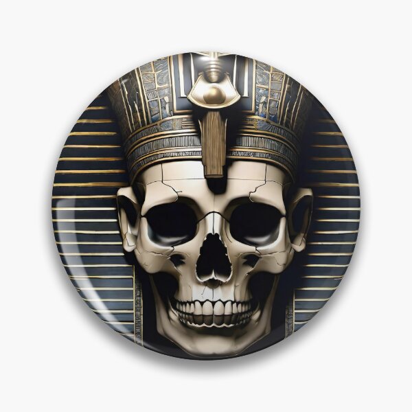 Item preview, Pharaoh Skull designed and sold by Psy-Dye-AI.
