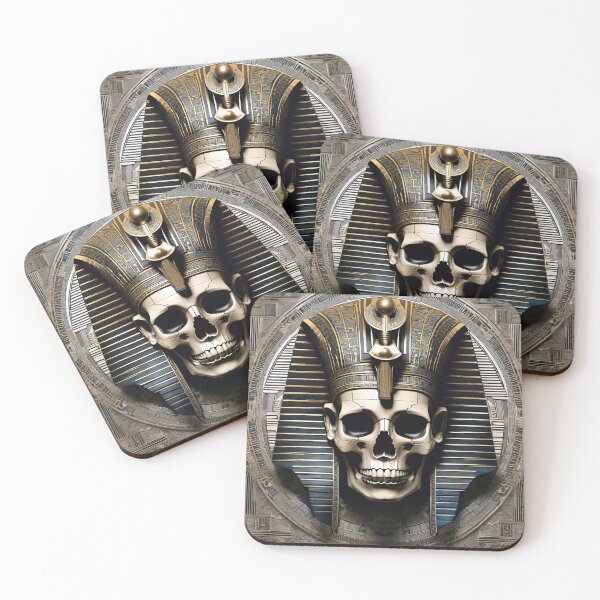 Item preview, Pharaoh Skull designed and sold by Psy-Dye-AI.