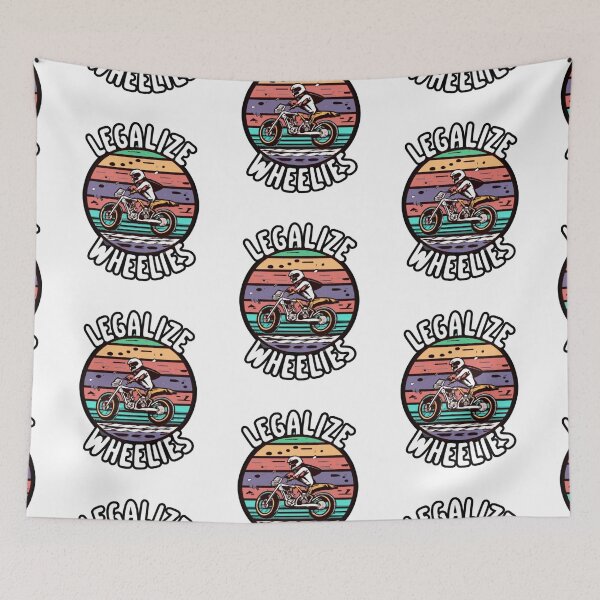 Item preview, Legalize Wheelies designed and sold by ColorFlick.