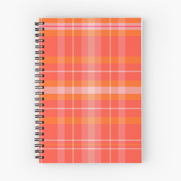 Item preview, Boho plaid on cream orange and pink designed and sold by Ilze Lucero.