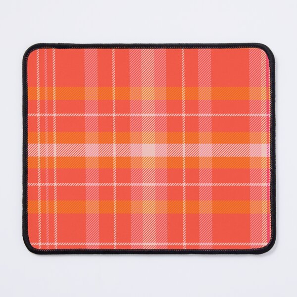 Item preview, Boho plaid on cream orange and pink designed and sold by Ilze Lucero.