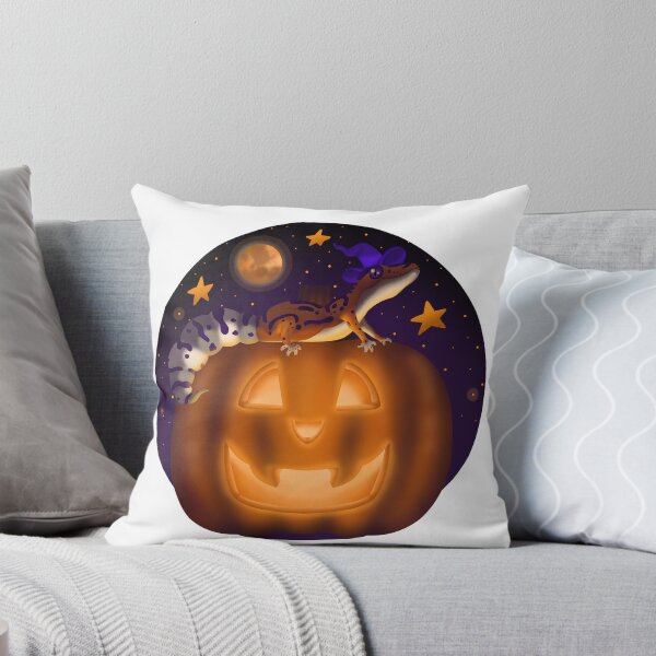 Aperçu de l'œuvre Gecko d'Halloween créée et vendue par Upbeat-Cryptid.