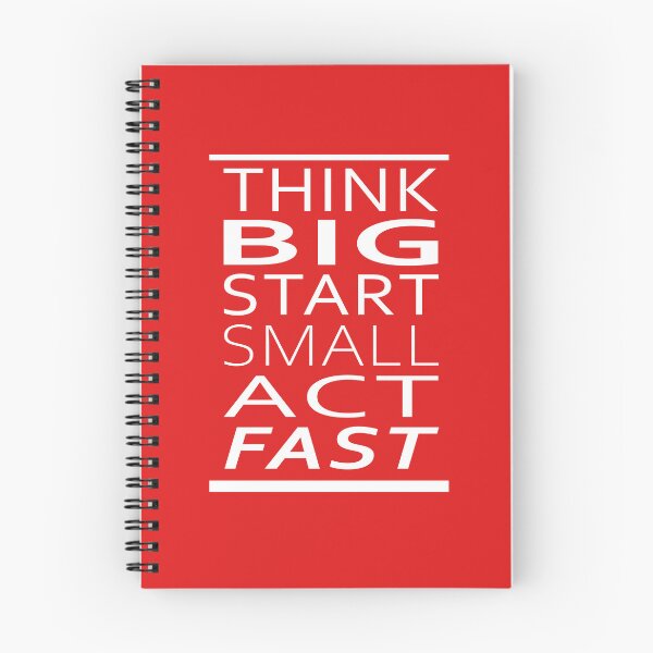 Item preview, Think BIG, Start small, Act Fast designed and sold by JesusStone.