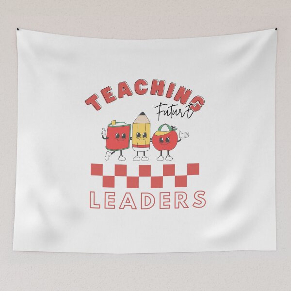 Item preview, teaching future leaders back to school groovy retro vintage designed and sold by TNwandesignart.
